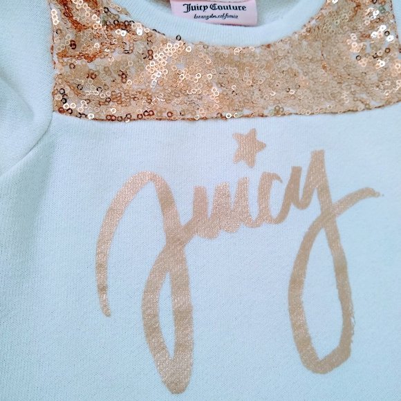 White & Gold Juicy Drop-Waist Dress - Toddler 3 - Picture 5 of 10